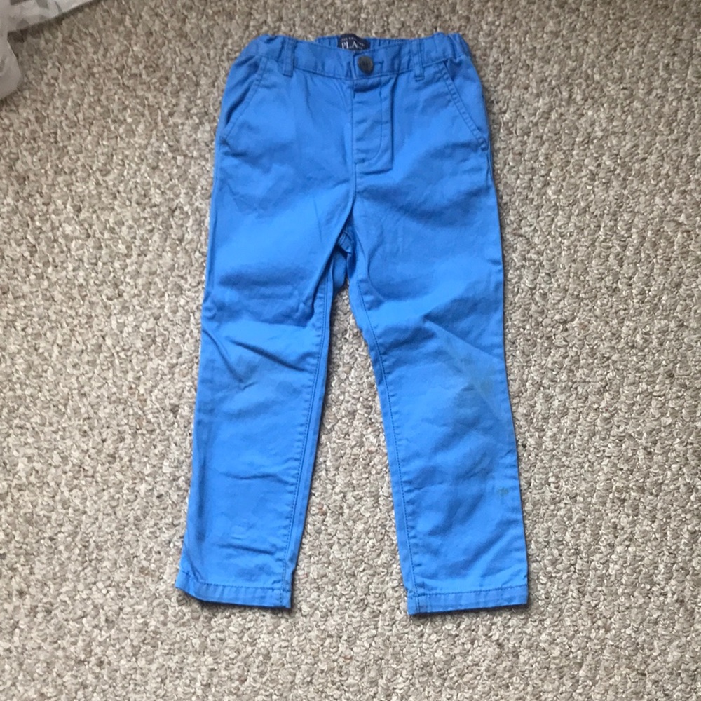 Blue slacks, little boy size 4t